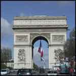 Paris France Arch du Triomphe